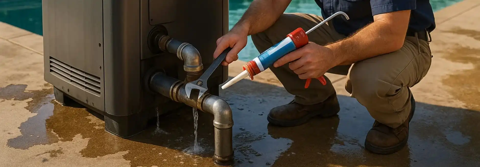  Pool Heater Leak Repair - HVAC Glencoe